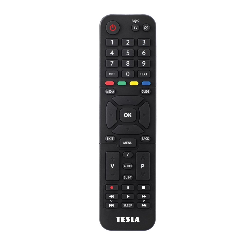 TESLA Electronics - DVB-T2 H.265 (HEVC) sprejemnik s HbbTV 12V + daljinski upravljalnik