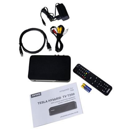 TESLA Electronics - DVB-T2 H.265 (HEVC) sprejemnik s HbbTV 12V + daljinski upravljalnik
