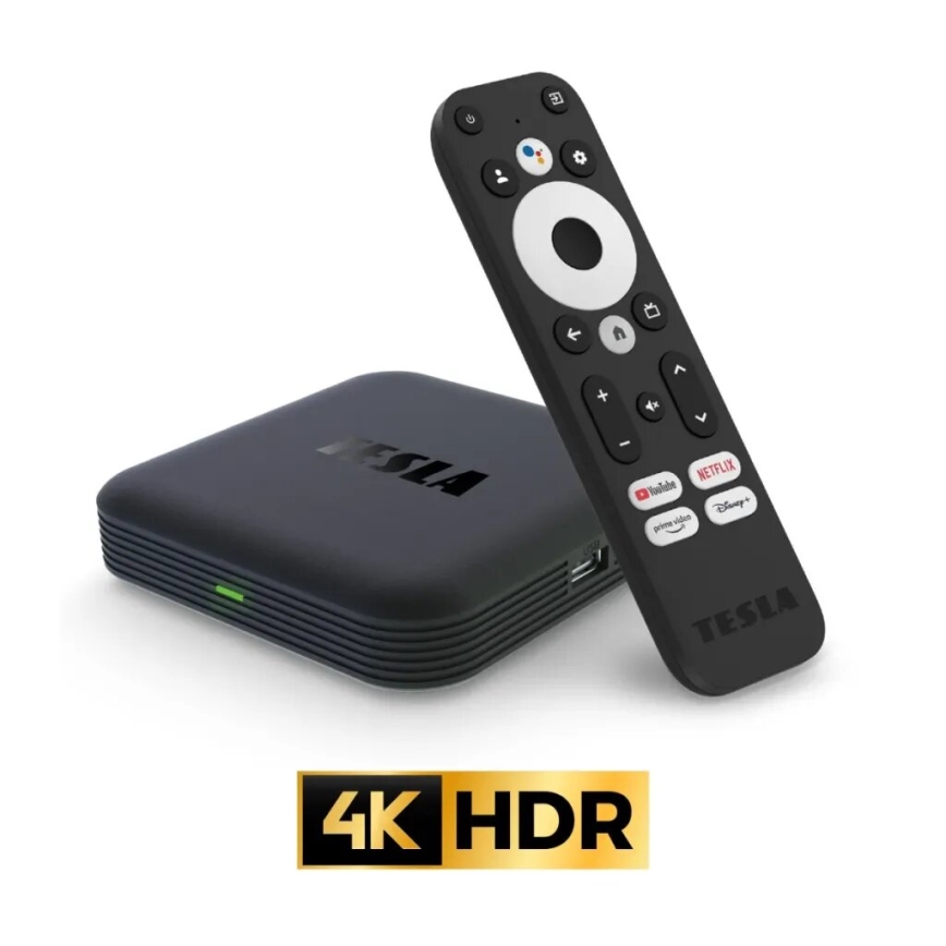 TESLA Electronics MediaBox - UHD multimedija player Wi-Fi + Daljinski upravljalnik