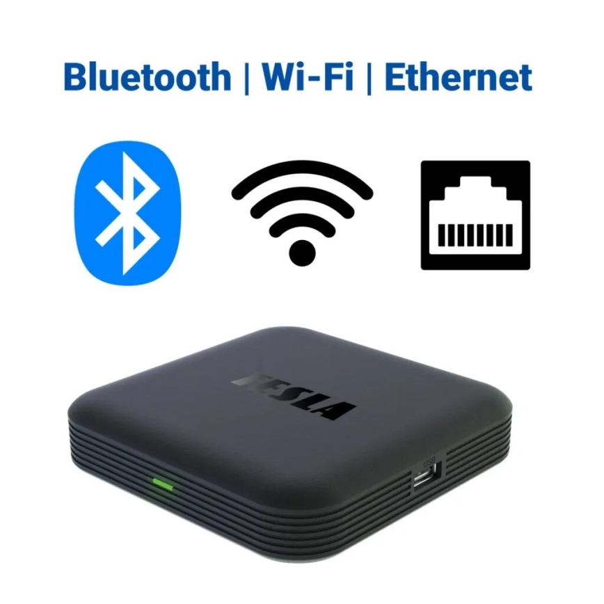 TESLA Electronics MediaBox - UHD multimedija player Wi-Fi + Daljinski upravljalnik