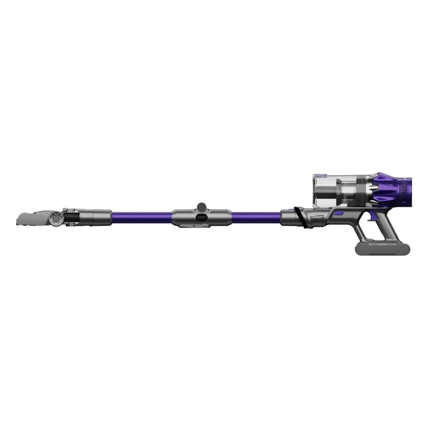 TESLA Electronics PureStar - Fleksibilni brezžični palični sesalnik 2v1 250W/2200 mAh siva/vijolična