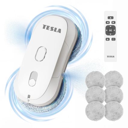 TESLA Electronics RoboStar - čistilec oken z razprševanjem vode 72W/230V/500 mAh + daljinski upravljalnik