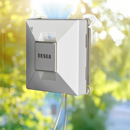 TESLA Electronics RoboStar - Pametni čistilec oken z razpršilcem vode 72W/230V/650 mAh Wi-Fi + Daljinski upravljalnik