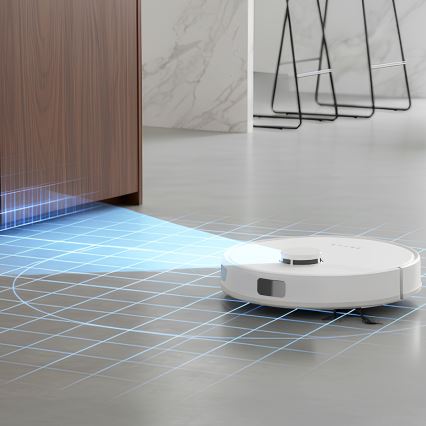 TESLA Electronics RoboStar - Pameten robotski sesalnik 3 v 1, 3200 mAh, Wi‑Fi, bel