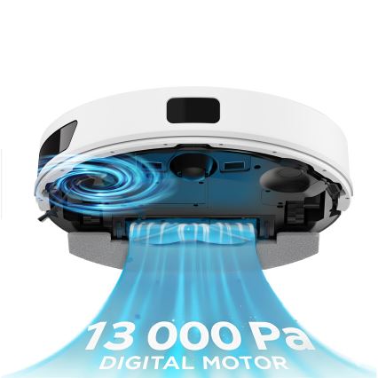 TESLA Electronics RoboStar - Pameten robotski sesalnik 3 v 1, 3200 mAh, Wi‑Fi, bel