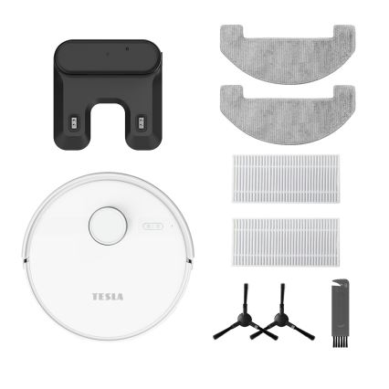 TESLA Electronics RoboStar - pametni robotski sesalnik 2 v 1 3200 mAh Wi-Fi bel