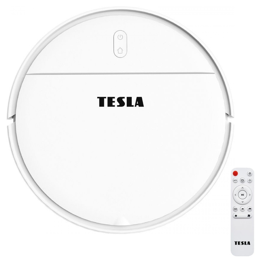 TESLA Electronics RoboStar - Pametni robotski sesalnik 2v1 2500 mAh Wi-Fi Tuya bela + Daljinski upravljalnik