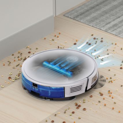 TESLA Electronics RoboStar - Pametni robotski sesalnik 2v1 2600 mAh Wi-Fi bela + Daljinski upravljalnik