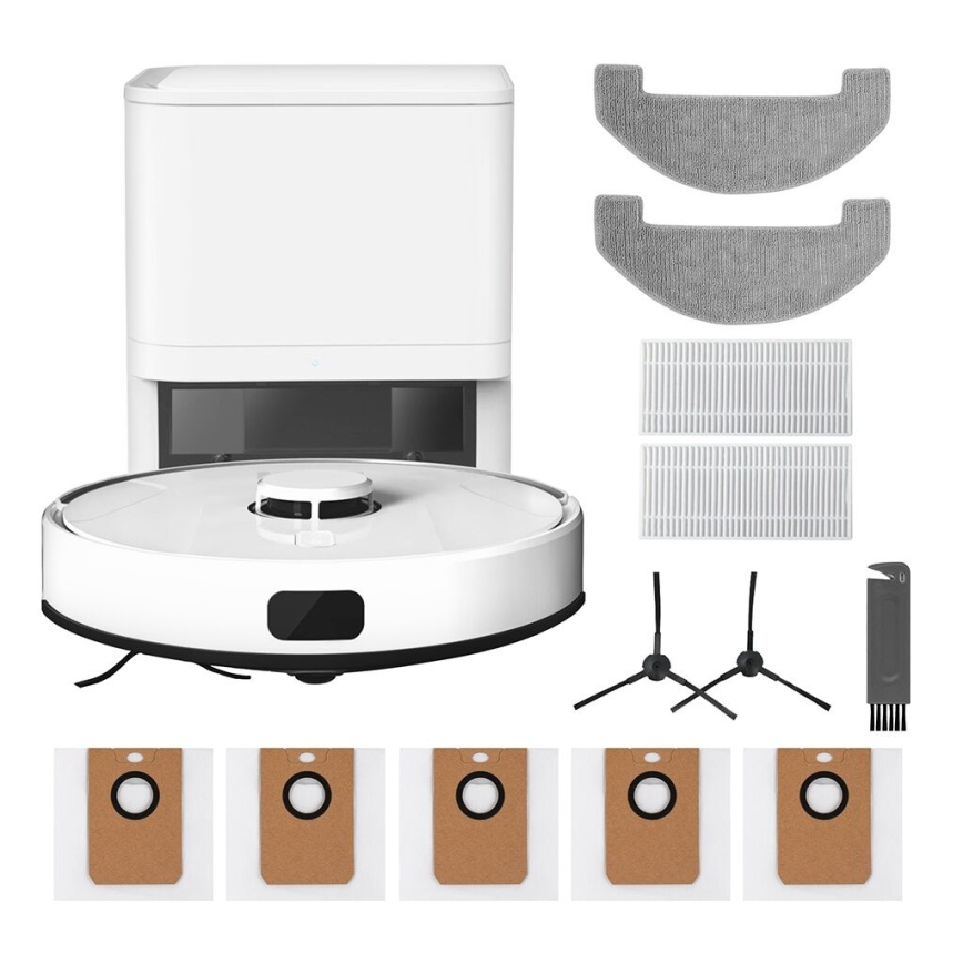 TESLA Electronics RoboStar - Pametni robotski sesalnik 2v1 2600 mAh Wi-Fi bela