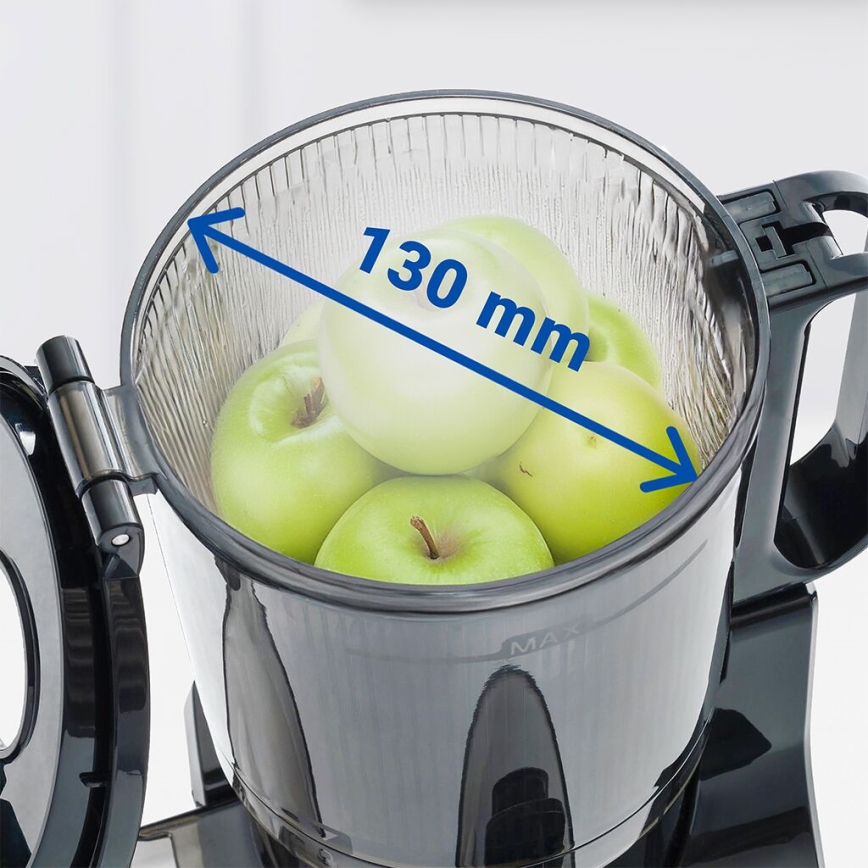 TESLA Electronics SlowJuicer Deluxe - Počasni sokovnik 250W/230V nerjaveče jeklo