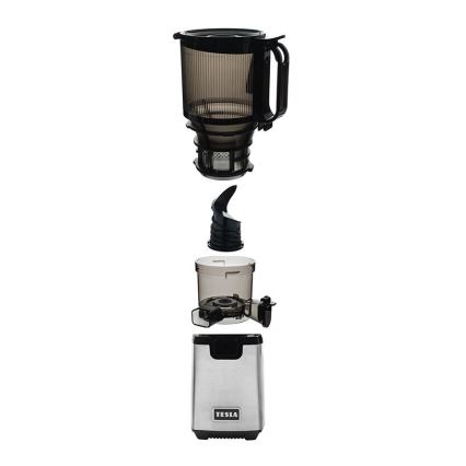 TESLA Electronics SlowJuicer Deluxe - Počasni sokovnik 250W/230V nerjaveče jeklo
