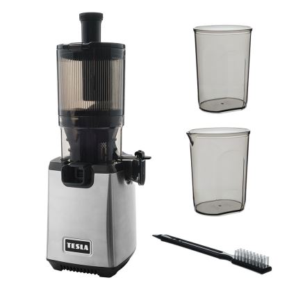 TESLA Electronics SlowJuicer Deluxe - Počasni sokovnik 250W/230V nerjaveče jeklo
