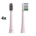 TESLA Smart - KOMPLET 4x Nadomestne glave za zvočno zobno ščetko TS400 roza