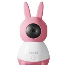 TESLA Smart - Pametna kamera 360 Baby Full HD 1080p 5V Wi-Fi roza