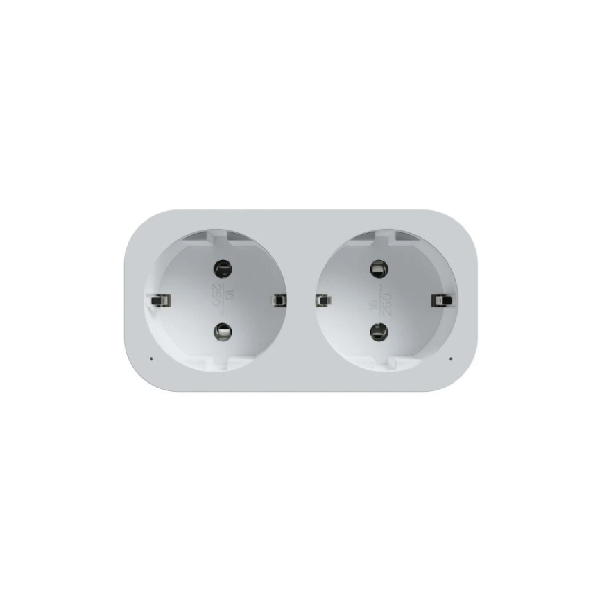 TESLA Smart - Pametna vtičnica splitter 2x16A/230V Tip F Wi-Fi Tuya