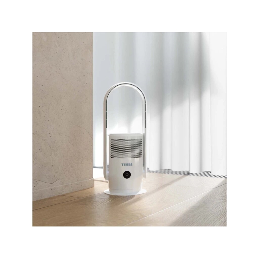 TESLA Smart - Pametni čistilec zraka z ionizacijo in ventilatorjem 35W/230V Wi-Fi