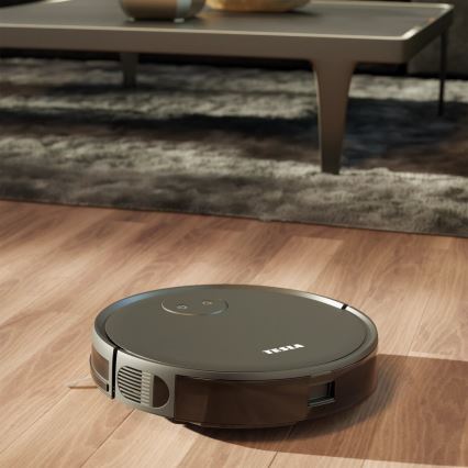 TESLA Smart - Pametni robotski sesalnik 2v1 2000 mAh Wi-Fi črna + Daljinski upravljalnik