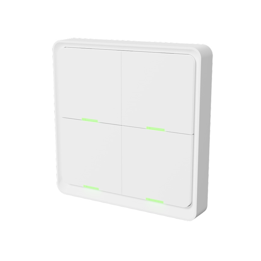 TESLA Smart - Pametno brezžično stikalo za dom 4P 1xCR2430 ZigBee