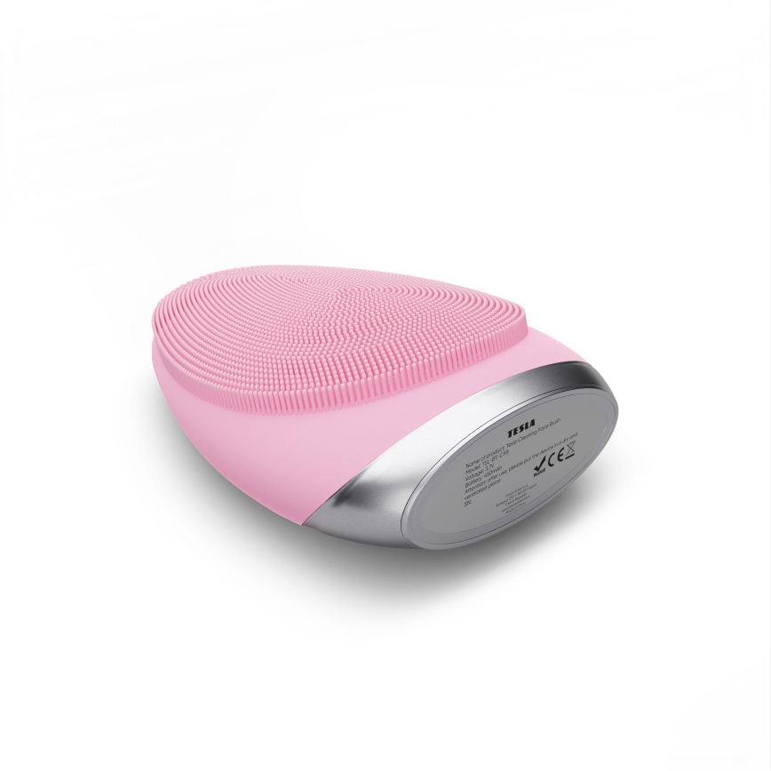 TESLA Smart - Polnilna vibracijska čistilna krtačka za obraz 450 mAh IPX7