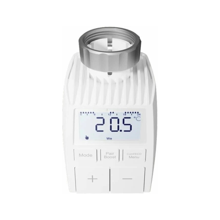 TESLA Smart - SET 3x Pametna brezžična termostatska glava + pametni gateway Hub Zigbee Wi-Fi