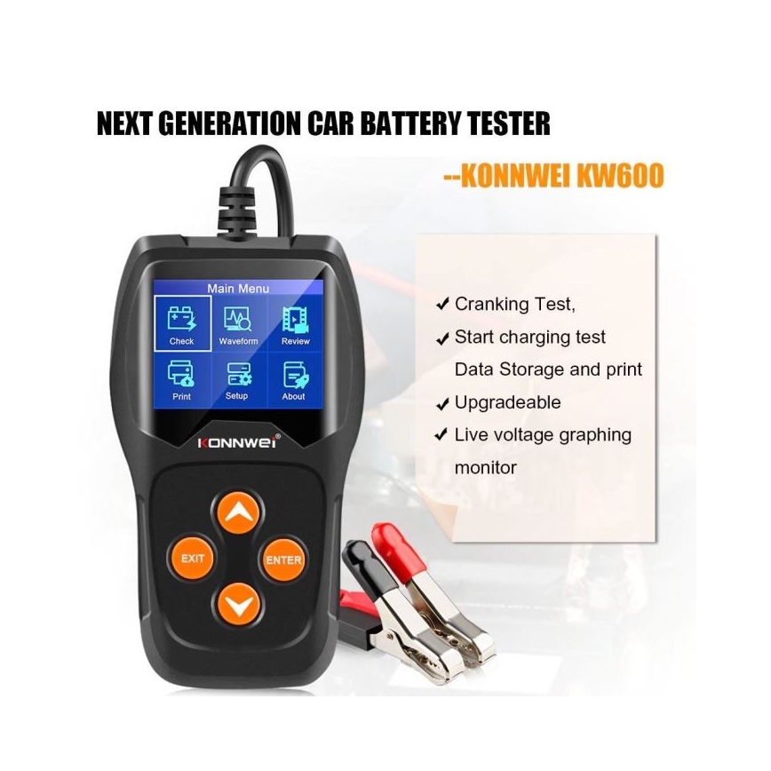 Tester akumulatorja 12V