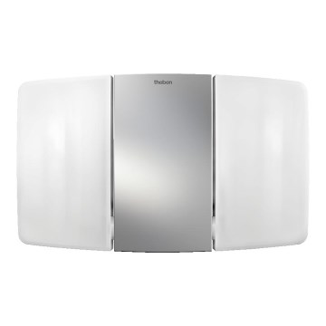 theben - LED stenski reflektor 2xLED/10W/230V, srebrn, IP55
