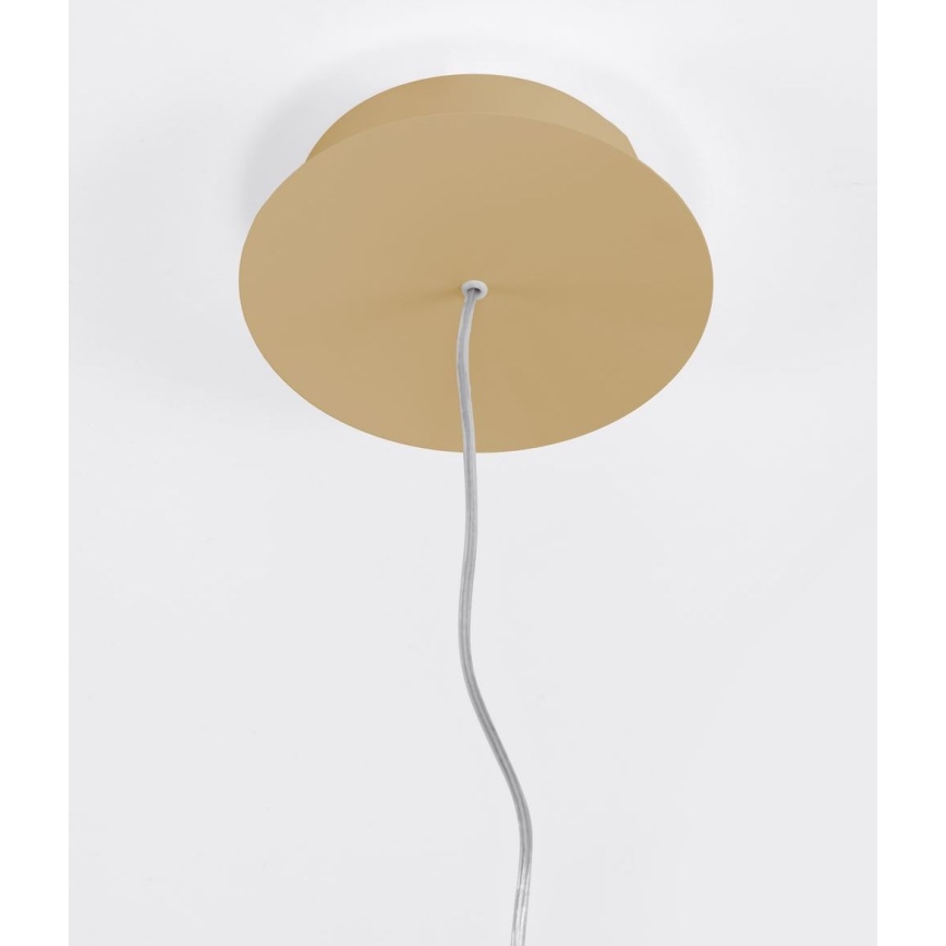 Thoro TH.174 - LED Lestenec na vrvici RIO LED/50W/230V CRI 90 3000K pr. 78 cm zlata