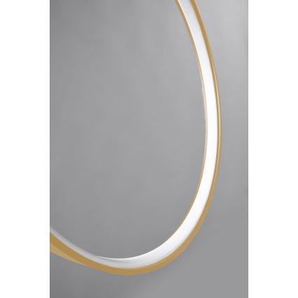 Thoro TH.175 - LED Lestenec na vrvici RIO LED/50W/230V CRI 90 3000K pr. 78 cm zlata