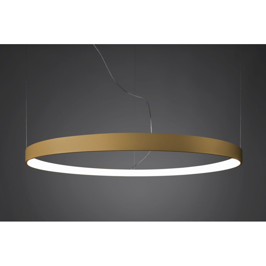 Thoro TH.181 - LED  Lestenec na vrvici RIO LED /50W/230V CRI 95 4000K pr. 78 cm zlata