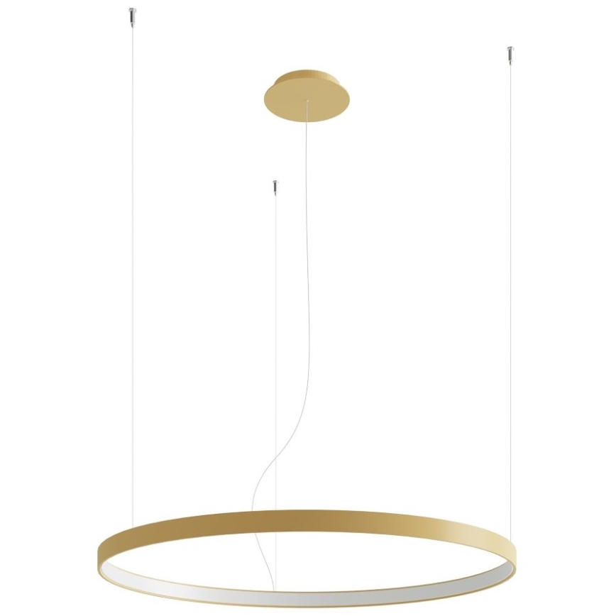 Thoro TH.181 - LED  Lestenec na vrvici RIO LED /50W/230V CRI 95 4000K pr. 78 cm zlata