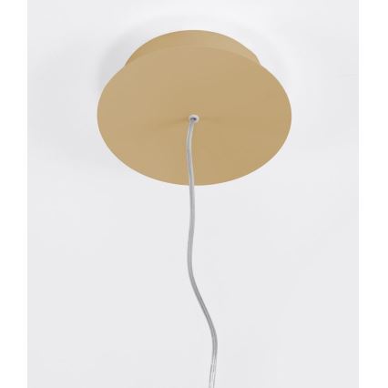 Thoro TH.216 - LED Lestenec na vrvici RIO LED/30W/230V CRI 90 3000K pr. 55 cm zlata