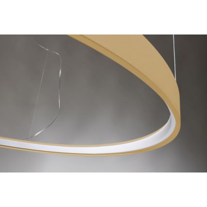Thoro TH.217 - LED Lestenec na vrvici RIO LED/30W/230V CRI 95 4000K pr. 55 cm zlata