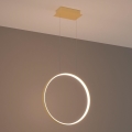 Thoro TH.220 - LED Lestenec na vrvici RIO LED/30W/230V CRI 90 3000K pr. 55 cm zlata