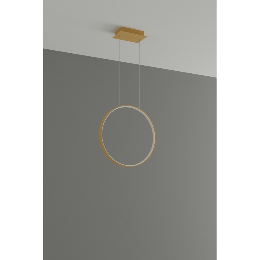 Thoro TH.221 - LED Lestenec na vrvici RIO LED/30W/230V CRI 95 4000K pr. 55 cm zlata