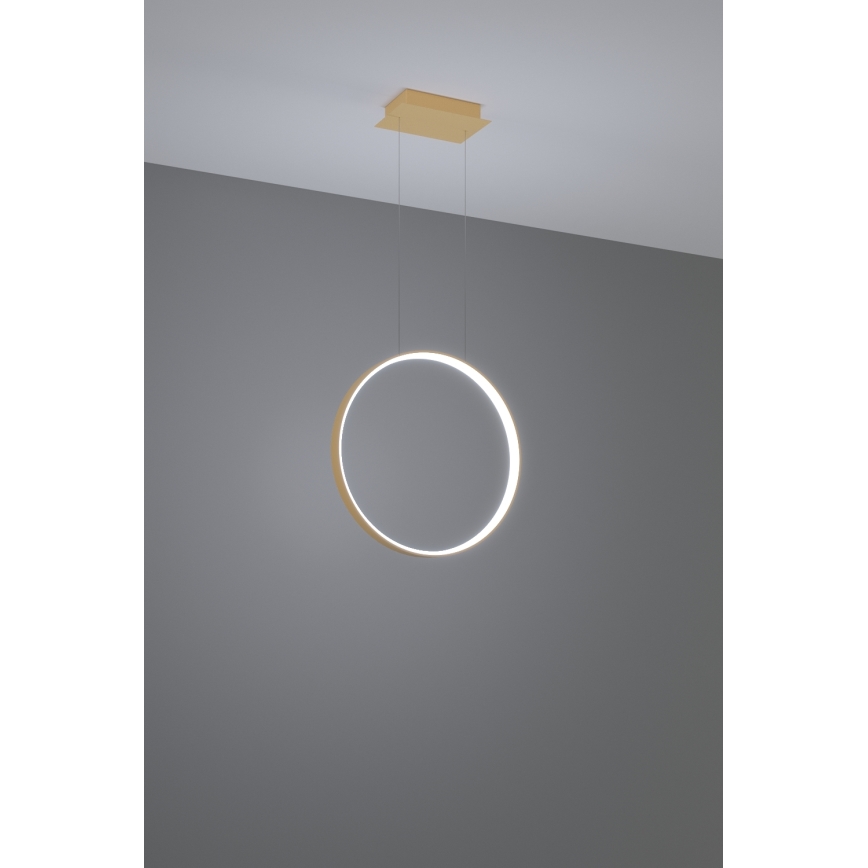 Thoro TH.221 - LED Lestenec na vrvici RIO LED/30W/230V CRI 95 4000K pr. 55 cm zlata