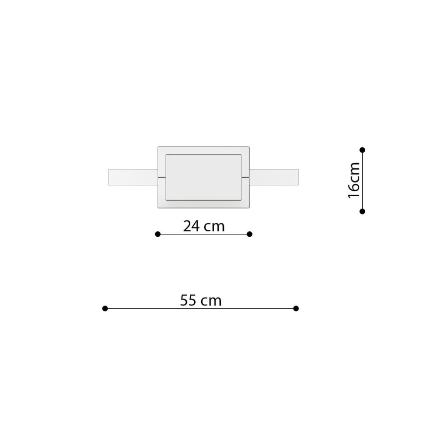 Thoro TH.221 - LED Lestenec na vrvici RIO LED/30W/230V CRI 95 4000K pr. 55 cm zlata