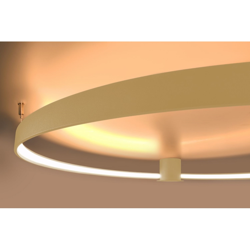 Thoro TH.222 - LED Stropna svetilka RIO LED/30W/230V CRI 90 3000K pr. 55 cm zlata