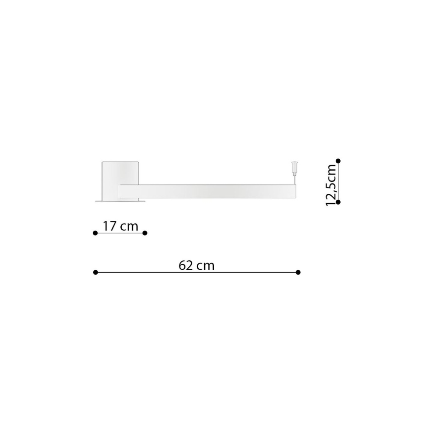 Thoro TH.222 - LED Stropna svetilka RIO LED/30W/230V CRI 90 3000K pr. 55 cm zlata