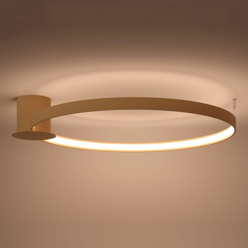 Thoro TH.224 - LED Stropna svetilka RIO LED/50W/230V CRI 90 3000K pr. 78 cm zlata