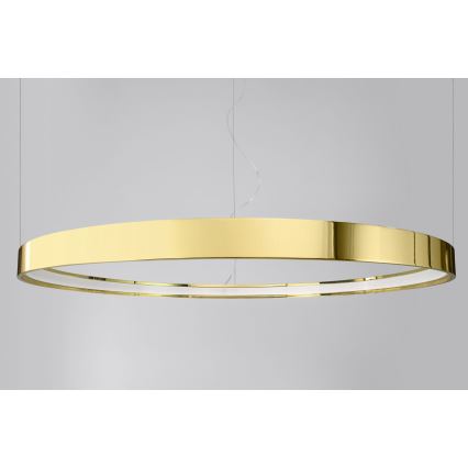 Thoro TH.246 - LED Lestenec na vrvici RIO LED/50W/230V CRI 90 3000K pr. 78 cm zlata