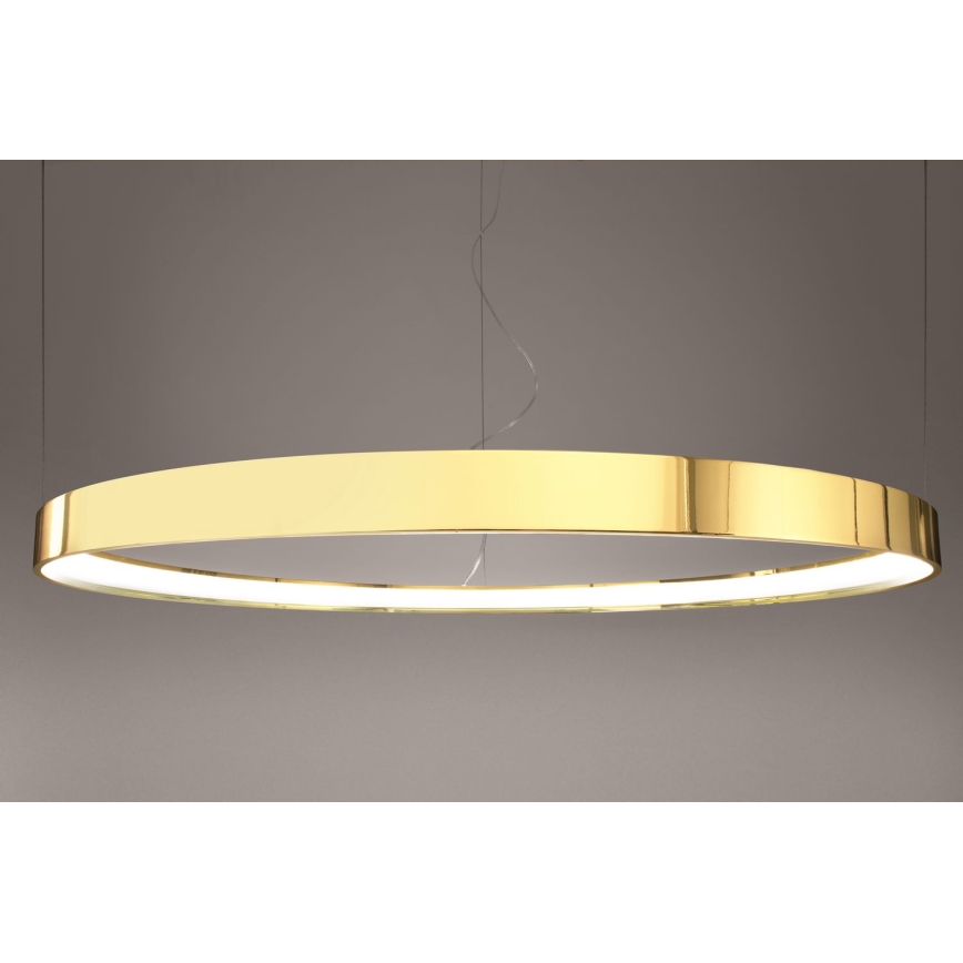 Thoro TH.246 - LED Lestenec na vrvici RIO LED/50W/230V CRI 90 3000K pr. 78 cm zlata