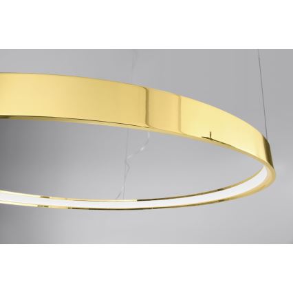 Thoro TH.246 - LED Lestenec na vrvici RIO LED/50W/230V CRI 90 3000K pr. 78 cm zlata