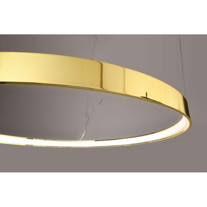 Thoro TH.246 - LED Lestenec na vrvici RIO LED/50W/230V CRI 90 3000K pr. 78 cm zlata