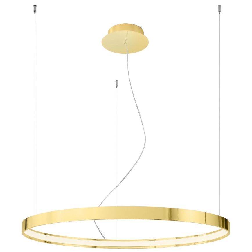 Thoro TH.246 - LED Lestenec na vrvici RIO LED/50W/230V CRI 90 3000K pr. 78 cm zlata