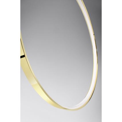 Thoro TH.248 - LED Lestenec na vrvici RIO LED/50W/230V CRI 90 3000K pr. 78 cm zlata