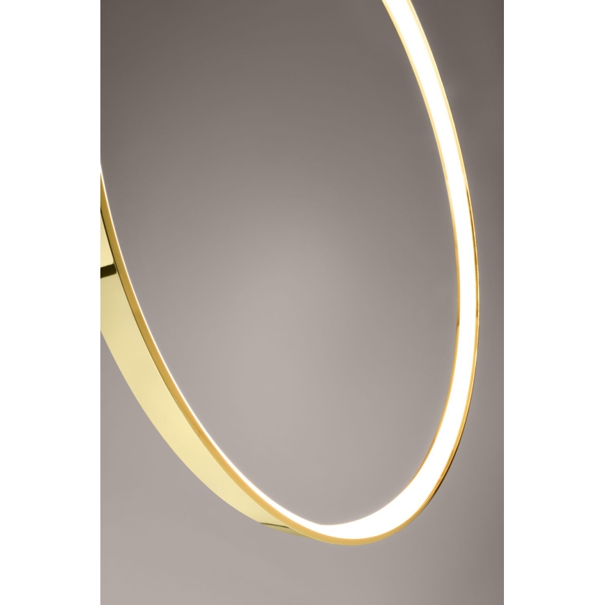 Thoro TH.248 - LED Lestenec na vrvici RIO LED/50W/230V CRI 90 3000K pr. 78 cm zlata