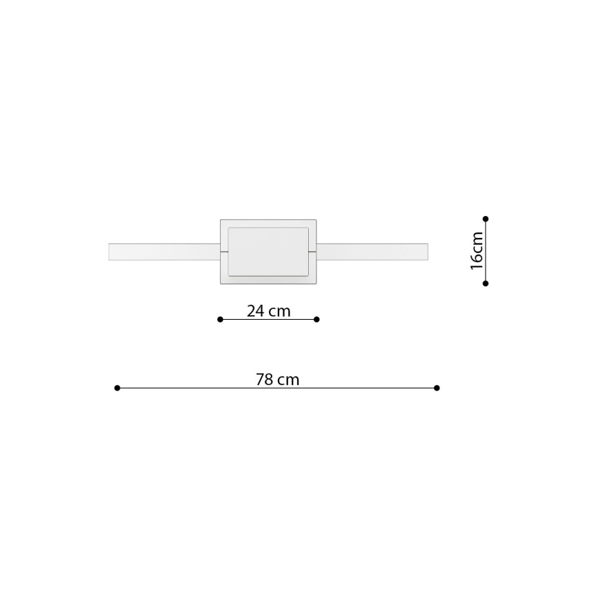 Thoro TH.248 - LED Lestenec na vrvici RIO LED/50W/230V CRI 90 3000K pr. 78 cm zlata