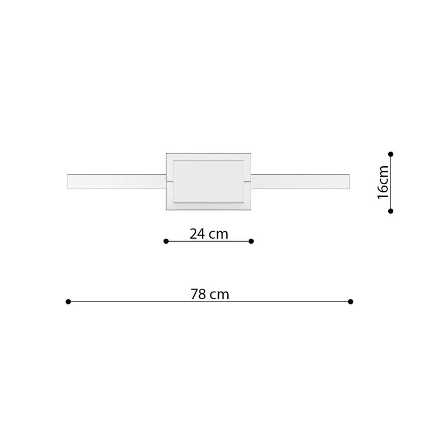 Thoro TH.249 - LED Lestenec na vrvici RIO LED/50W/230V CRI 90 4000K pr. 78 cm sijajni krom