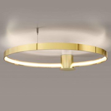 Thoro TH.252 - LED Stropna svetilka RIO LED/50W/230V CRI 90 3000K pr. 78 cm zlata
