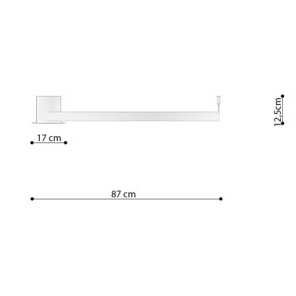 Thoro TH.252 - LED Stropna svetilka RIO LED/50W/230V CRI 90 3000K pr. 78 cm zlata